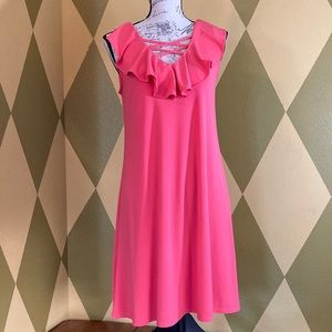 Spense Woman’s Sleeveless Crisscross Strap V-Neck Dress Size 10